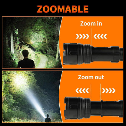 UltraBeam Rechargeable Tactical Camping Flashlight